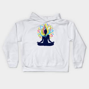 yoga namaste Kids Hoodie